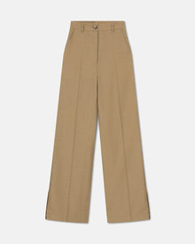 Womens | Bida  Ecovero -Blend Pants | Taupe Melange