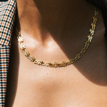 La Dodgers Cut Necklace | Gold Vermeil