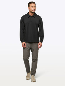 Mens | Hyperloop Rugby Polo | Signature-Fit | Black