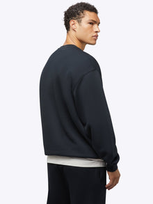 Mens | Divine Classic-Fit Fleece Pullover | Black
