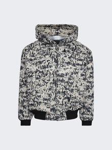 Men | Givenchy | Lined Denim Hoodie | Beige & Black