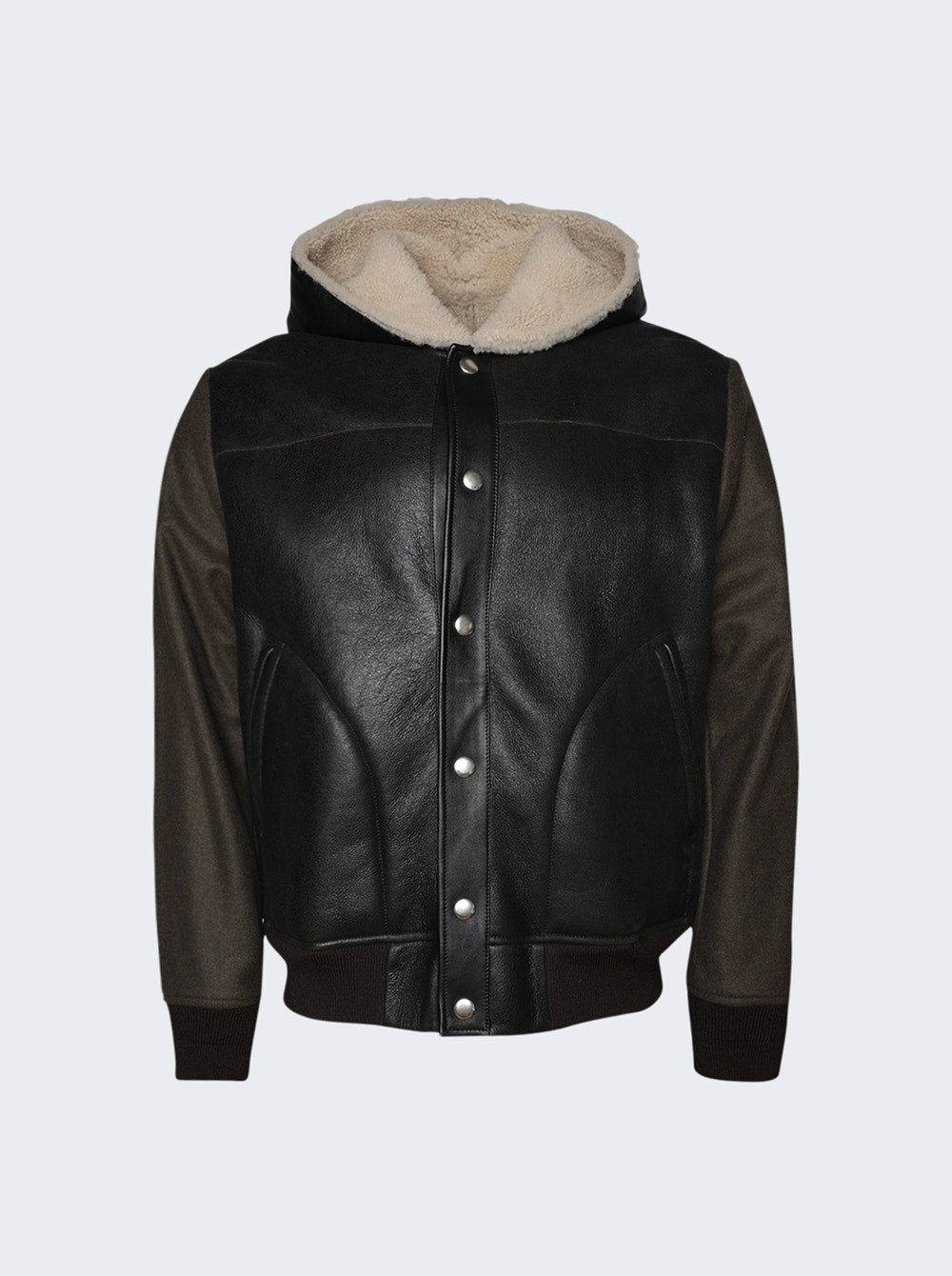 Men | Givenchy | Reversible Shearling Varsity | Brown
