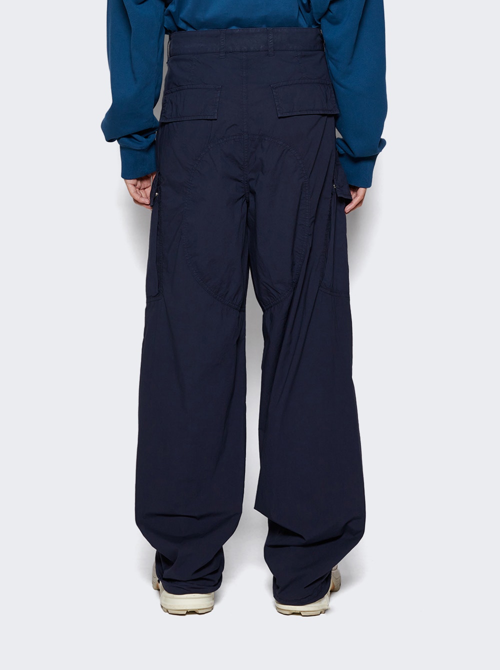 Men | Givenchy | Poplin Pants With Pockets | Oil Blue