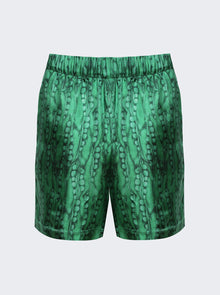 Men | Givenchy | Formal Elastic Shorts | Green