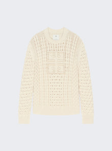 Men | Givenchy | 4g Cable-knit Sweater Cream | Ivory