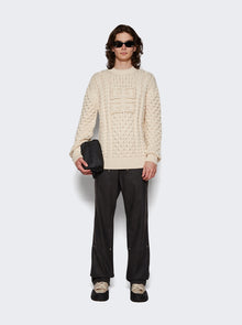 Men | Givenchy | 4g Cable-knit Sweater Cream | Ivory
