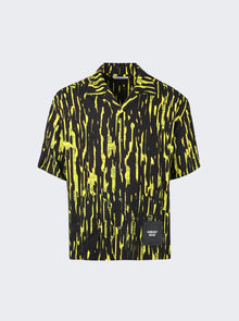 Men | Ambush | Bowling Allover Printed Shirt | Fluorescent Yellow