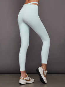 Bandier | Aria Asymmetric Legging | Ice