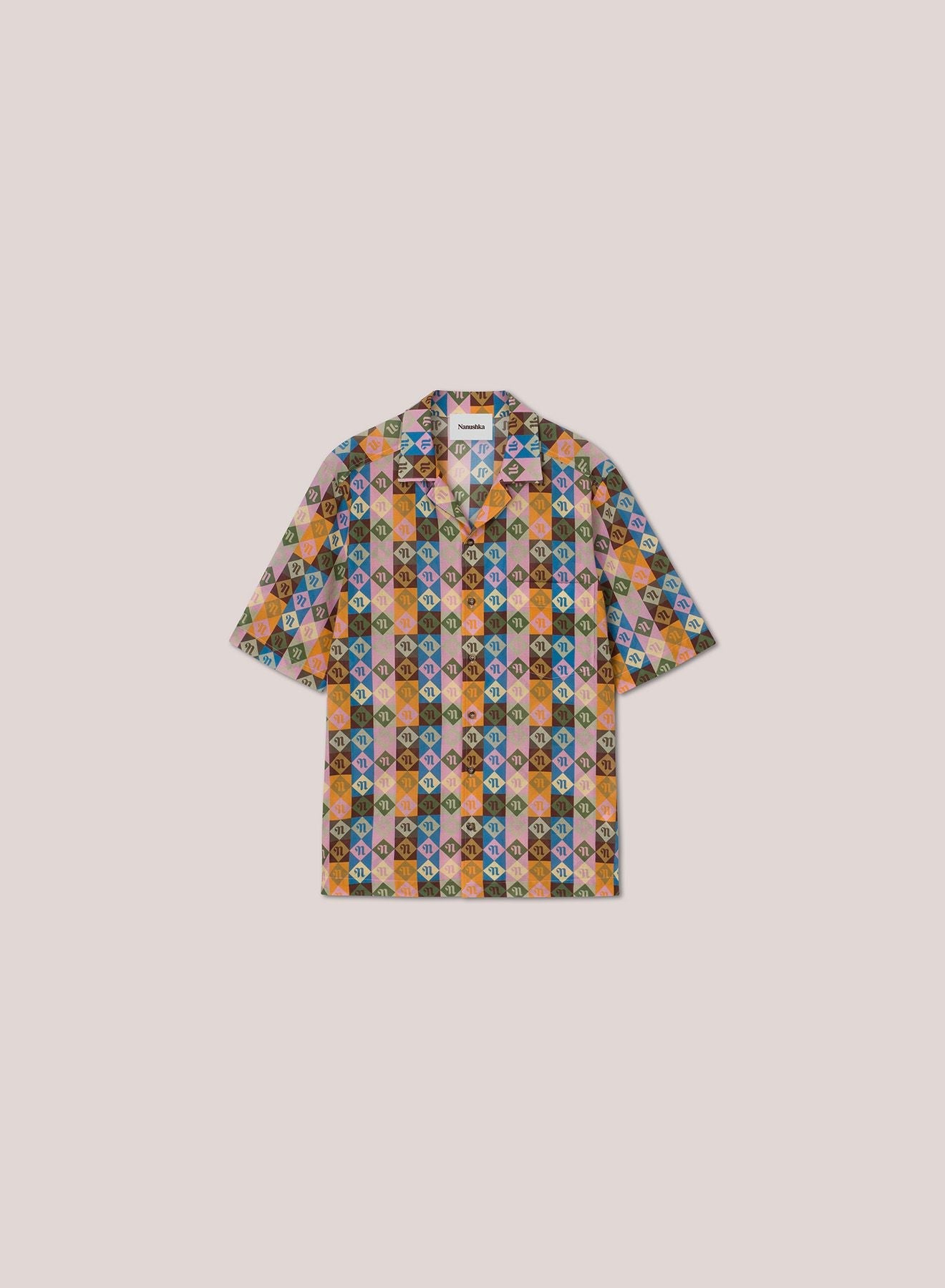 Bodil Cotton Voile Shirt | Diamond Check