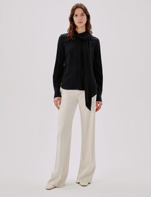 Women | Bow Blouse | Black