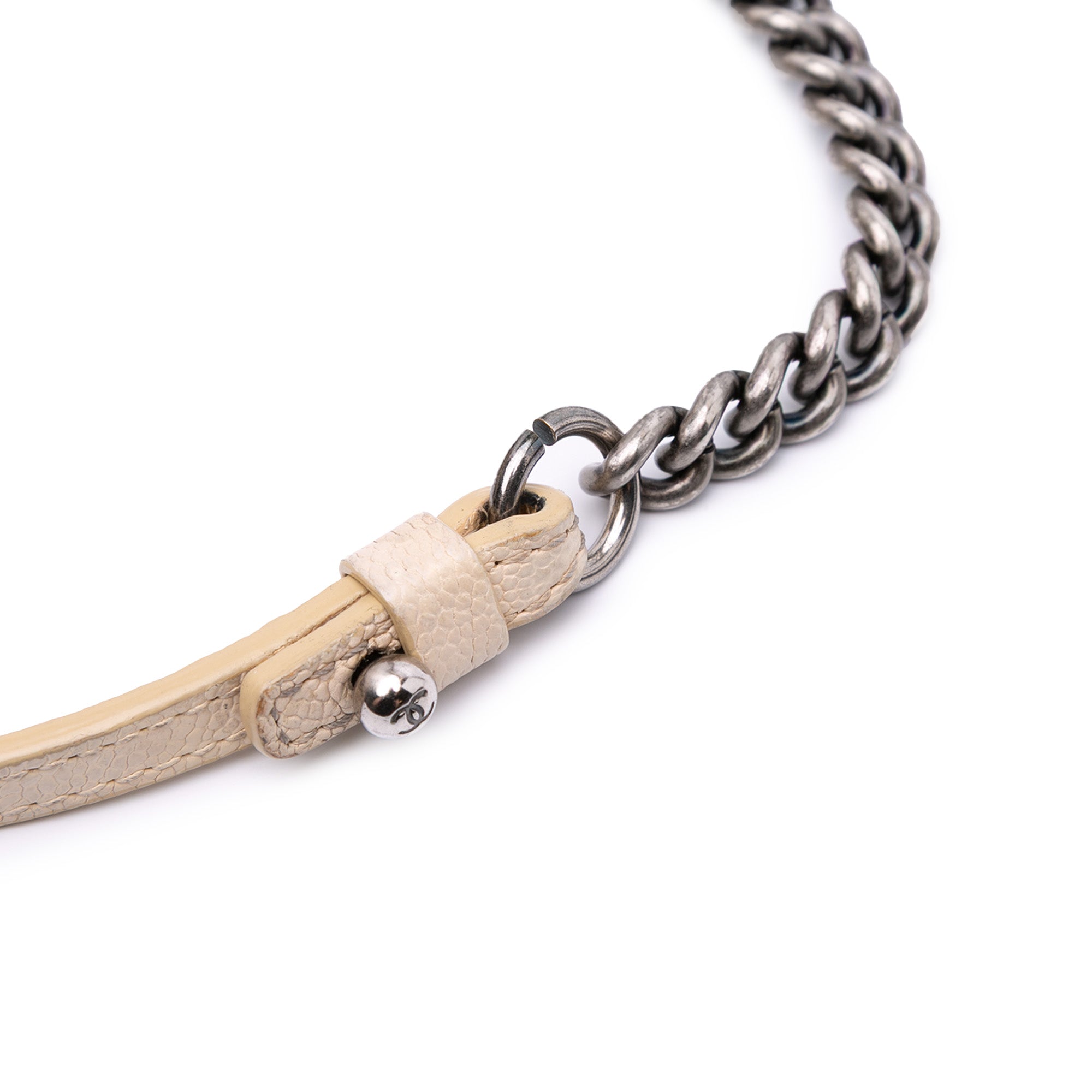 Chanel | Pre-Owned Medium Quilted Caviar Simply CC Flap | Brown/Light Beige