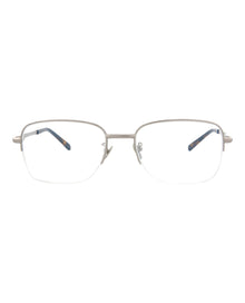 Brioni Square Metal Optical Frames | Ruthenium