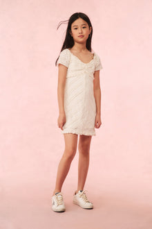Girls Bresley Mini Dress | Off White