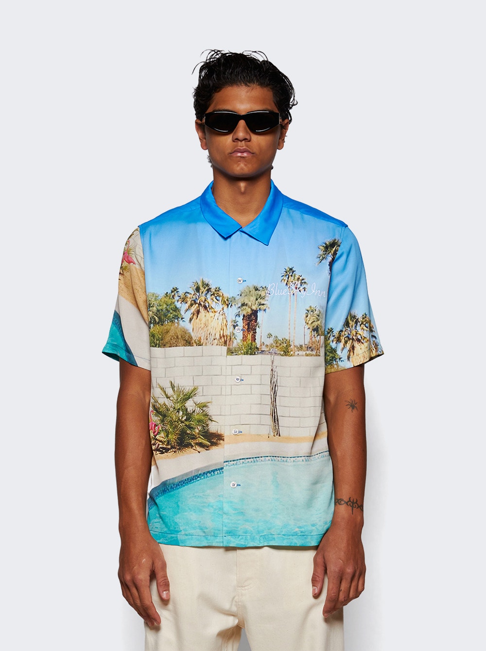 Men | Blue Sky Inn | Wall Shirt Blue | Multi