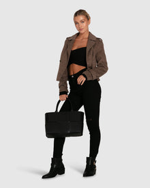 Women | Better Off Wool Blend Military Peacoat | Walnut