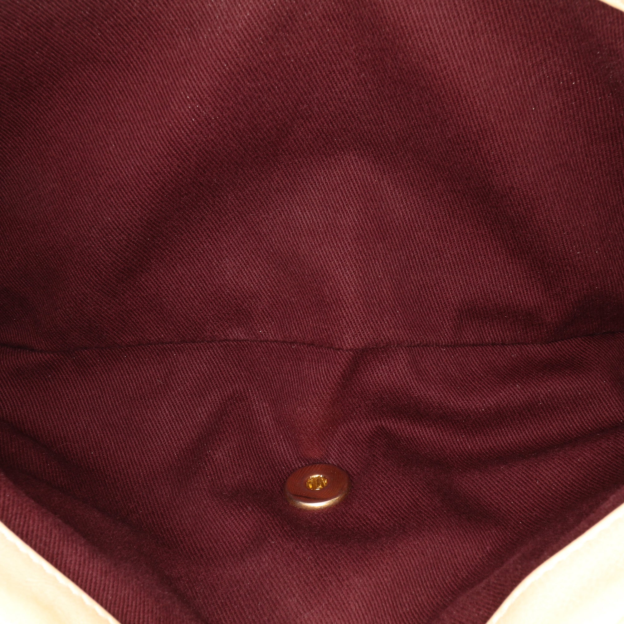 Chanel | Pre-Owned Quilted Calfskin Triple Stitched Single Flap | Brown/Beige