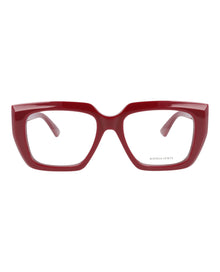 Bottega Veneta Square Acetate Optical Frames | Burgundy