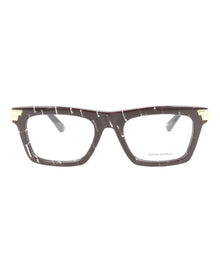 Bottega Veneta Square Acetate Optical Frames | Burgundy