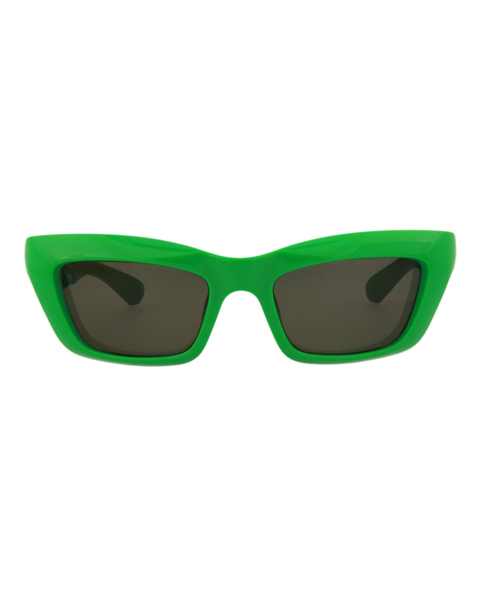 Bottega Veneta Square Injection Sunglasses | Green