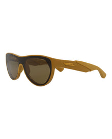 Bottega Veneta Round Injection Sunglasses | Yellow