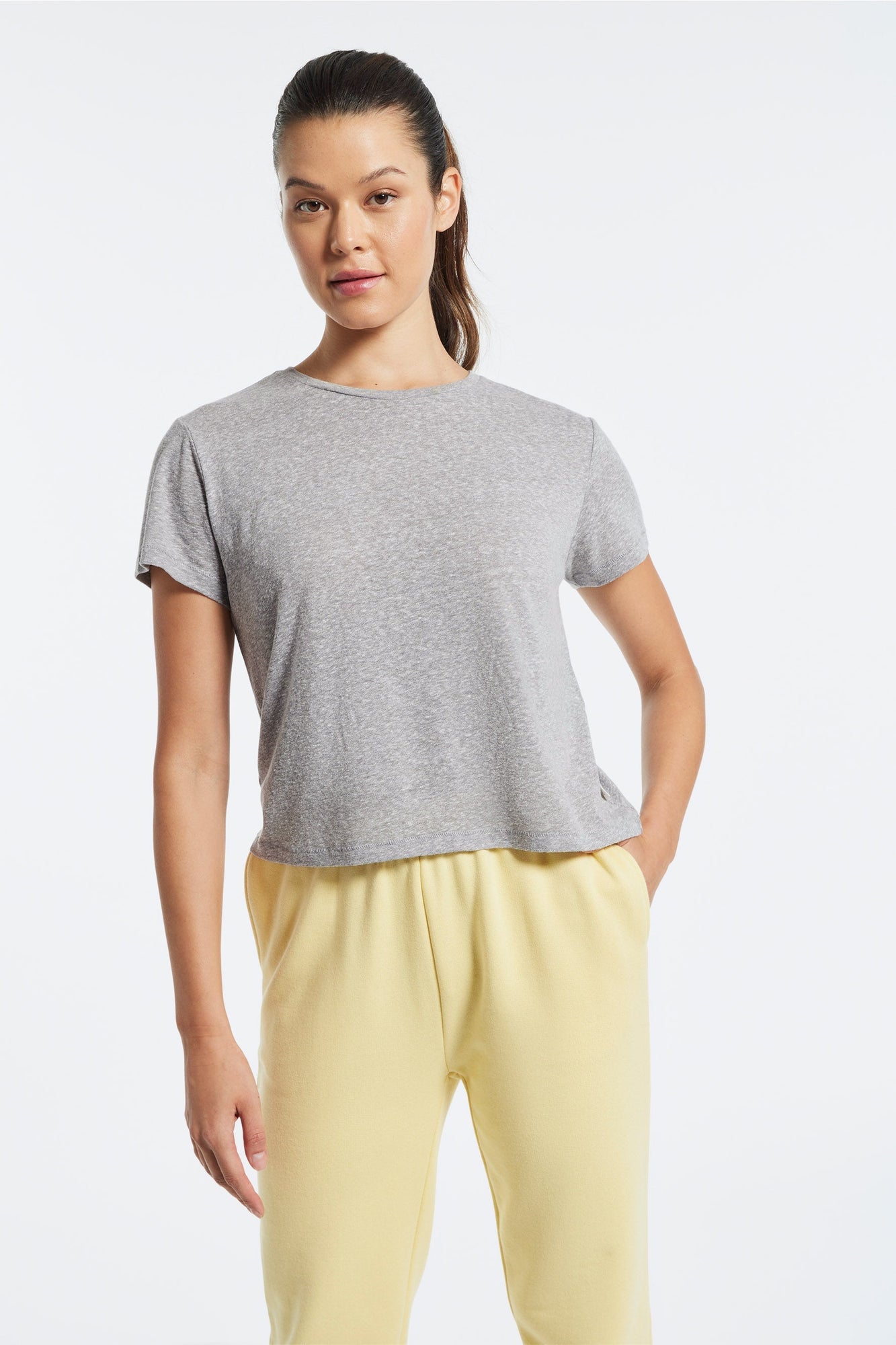 Bowery Boxy Tri-Blend Tee | Heather Grey