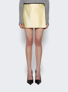 Women | Givenchy | Voyou Mini Silk Wrap Skirt Butter | Beige