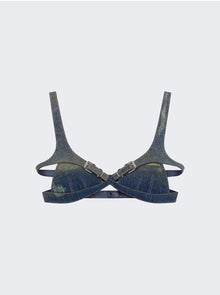 Women | Givenchy | Crossed Front Bra | Military Blue