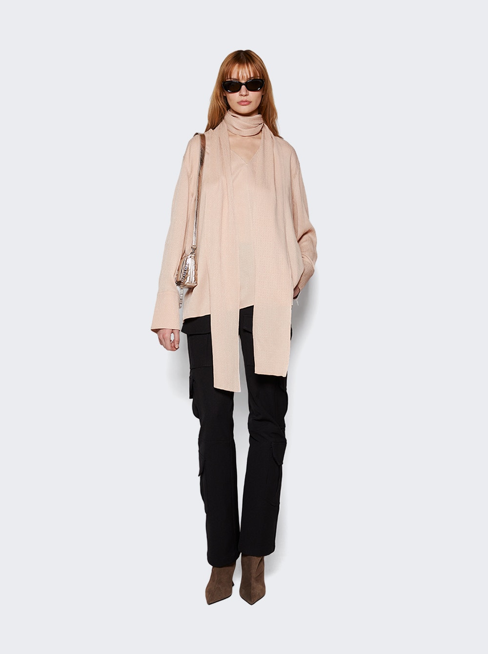 Women | Givenchy | Lavalliere Blouse | Beige Pink