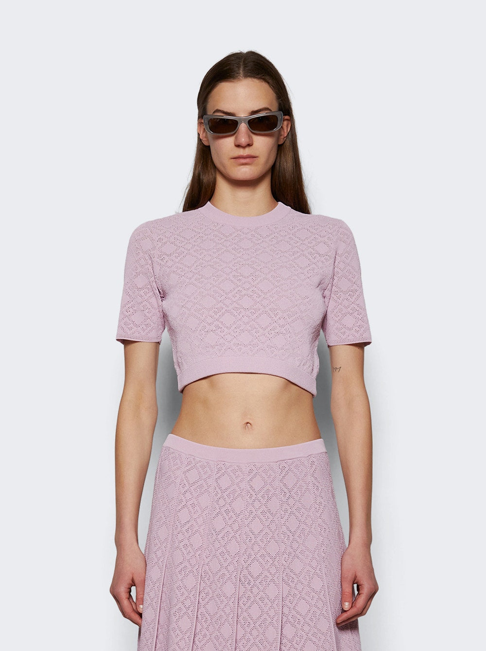 Women | Givenchy | Cropped Short Sleeves Sweater | Parma