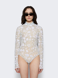 Women | Givenchy | Floral Tulle Bodysuit | White