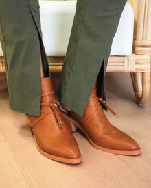 Women | Can't Be Tamed Open Back Boot | Tan