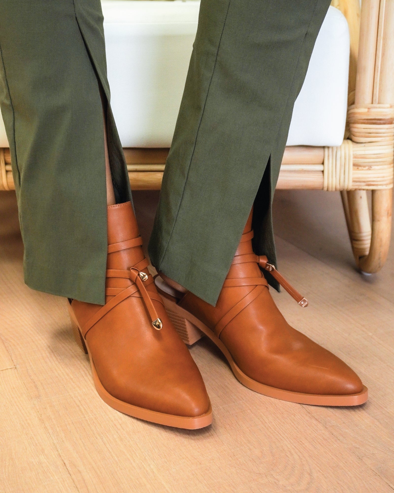 Women | Can't Be Tamed Open Back Boot | Tan