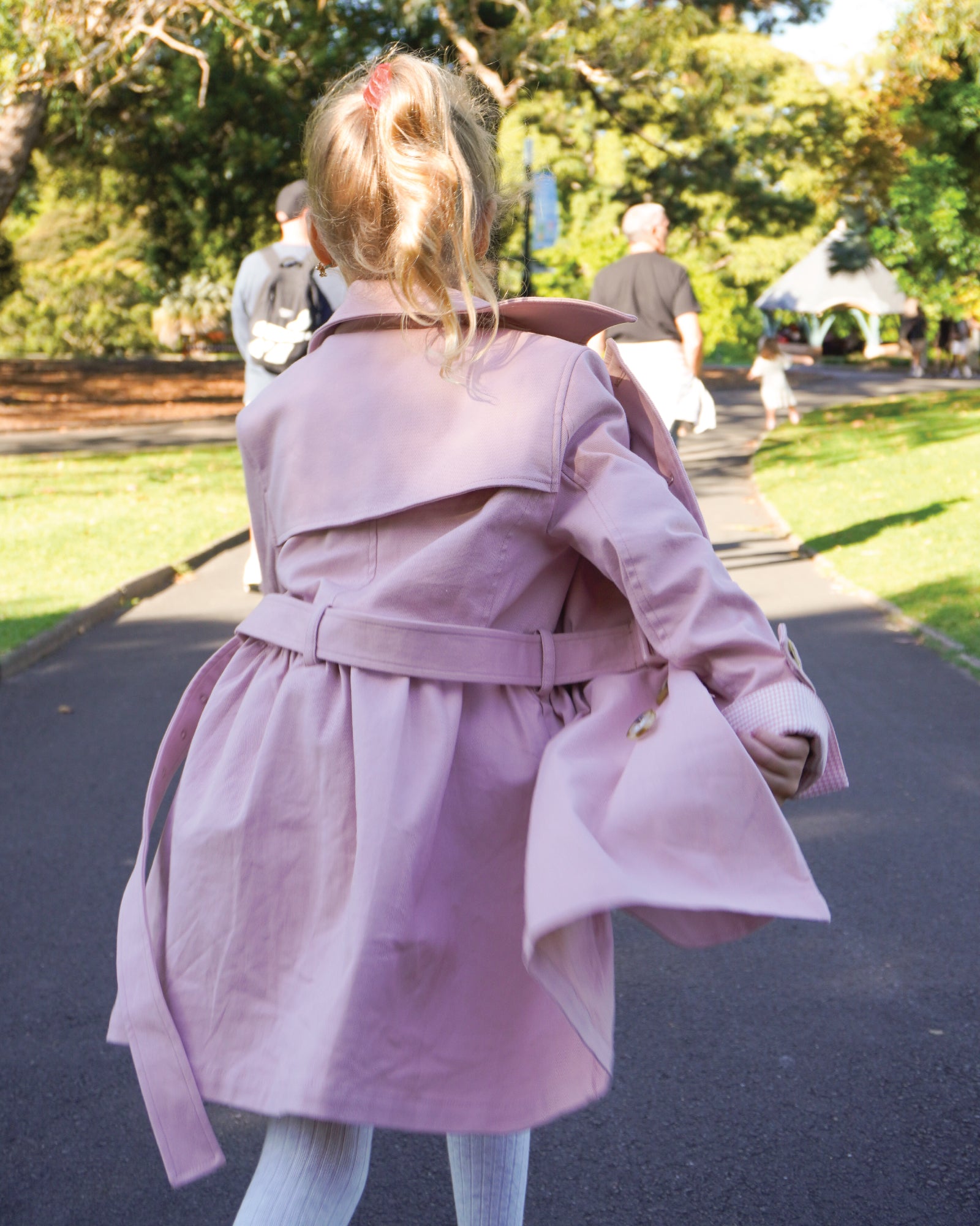 Kids | Miss Sunshine Trench Coat | Blush Pink
