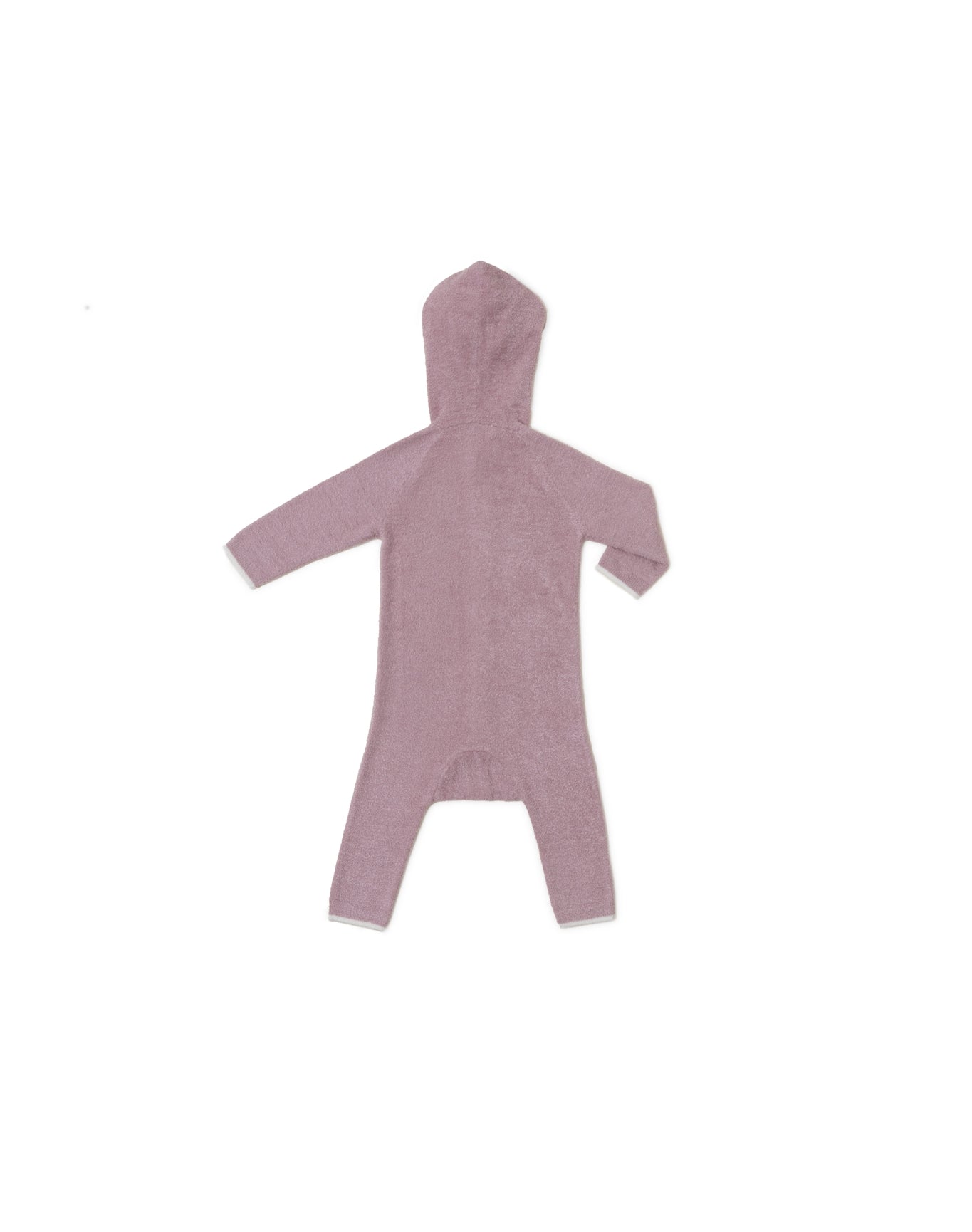 Baby | Cozychic Light Hooded Onesie | Teaberry-Pearl