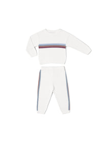 Baby | Cozychic Ultra Lite Multi Stripe Set | Cream Multi