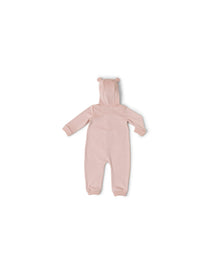 Baby | Luxechic Bear Onesie | Dusty Rose