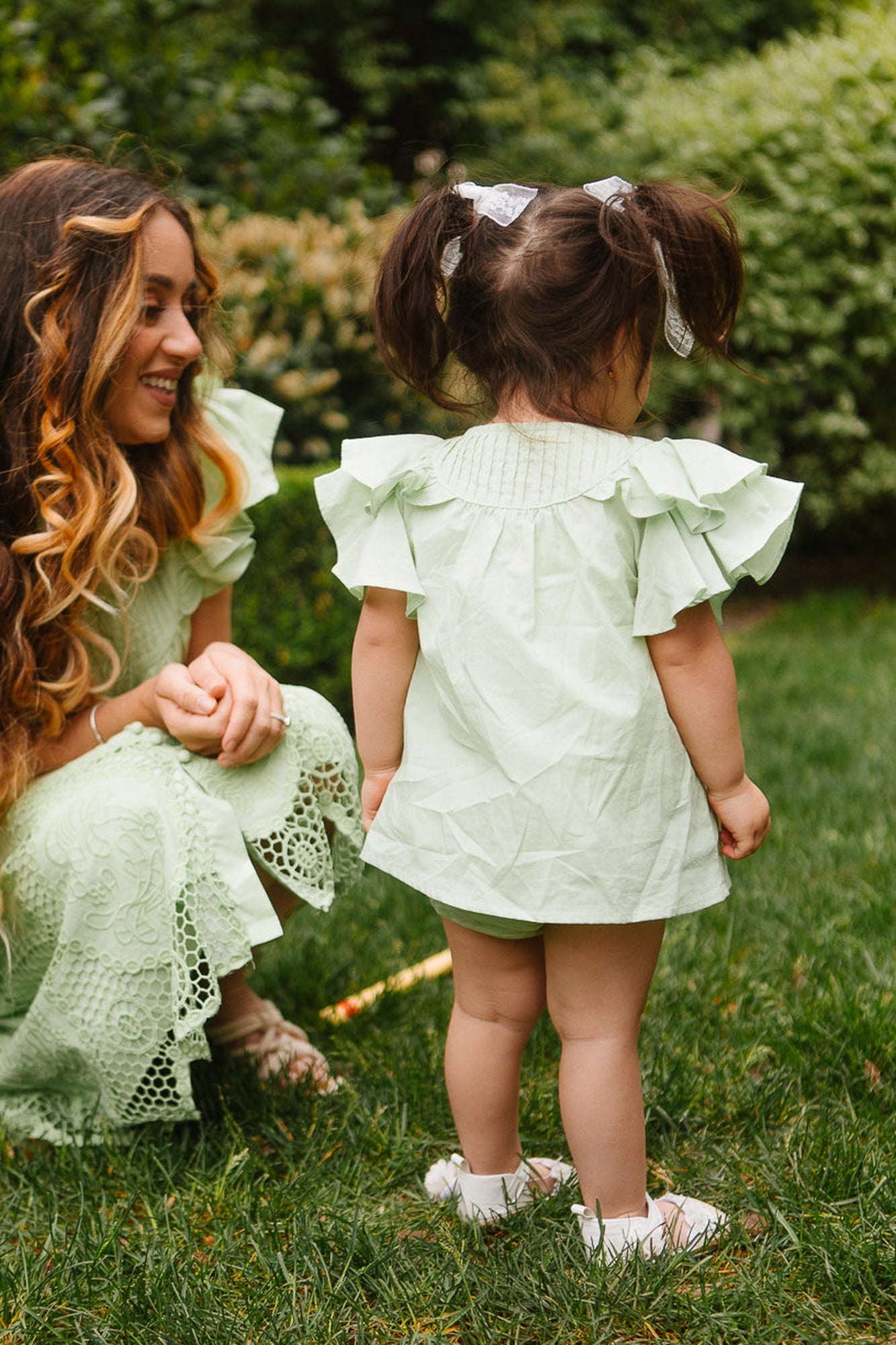 Girls | Baby Abigail Dress Set | Green