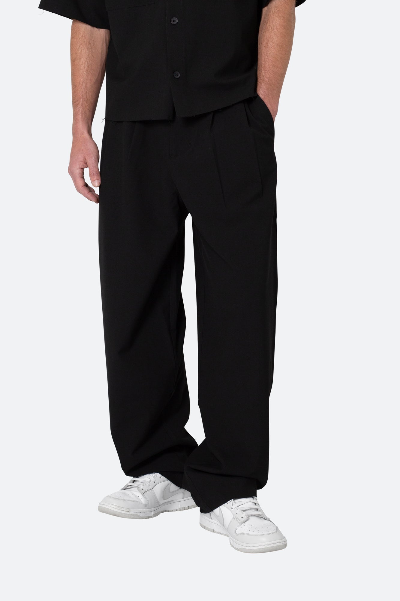 Baggy Trouser Pants | Black