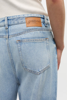 Baggy Wide Jeans in Denim | Light Blue Stone