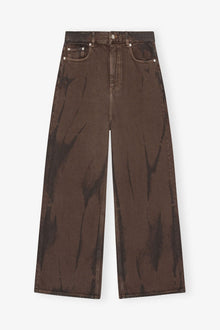 Baggy Wide Jeans in Overdyed Denim | Chicory Coffee
