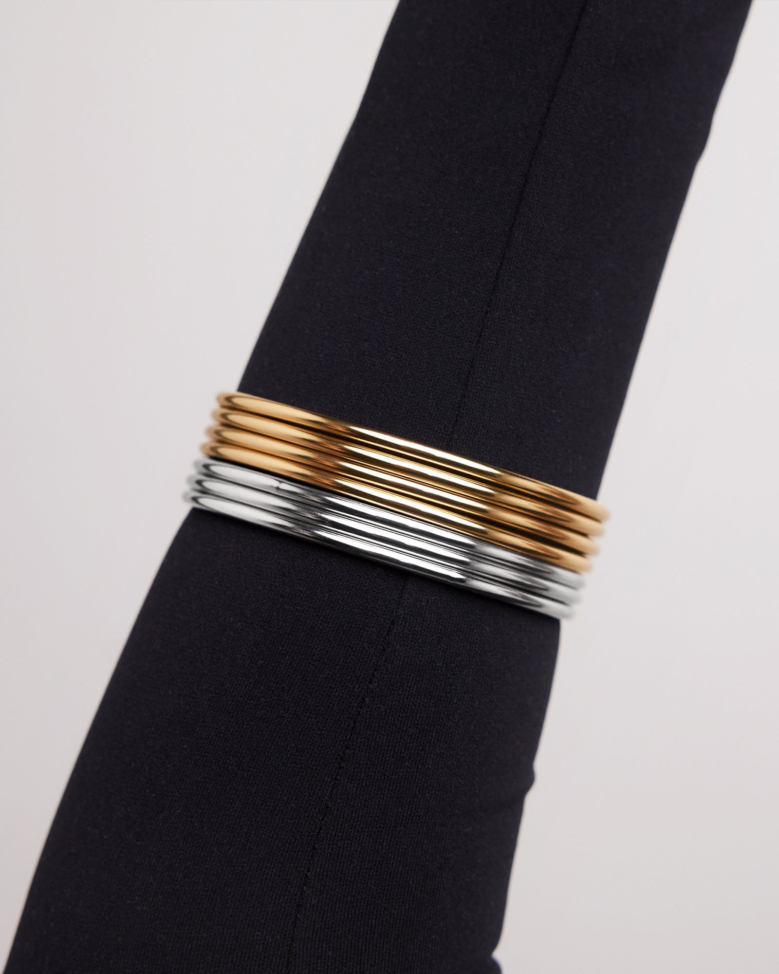 Bangle Set bracelet - worn look | gold bracelets for women