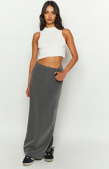 Banksi Maxi Skirt | Grey