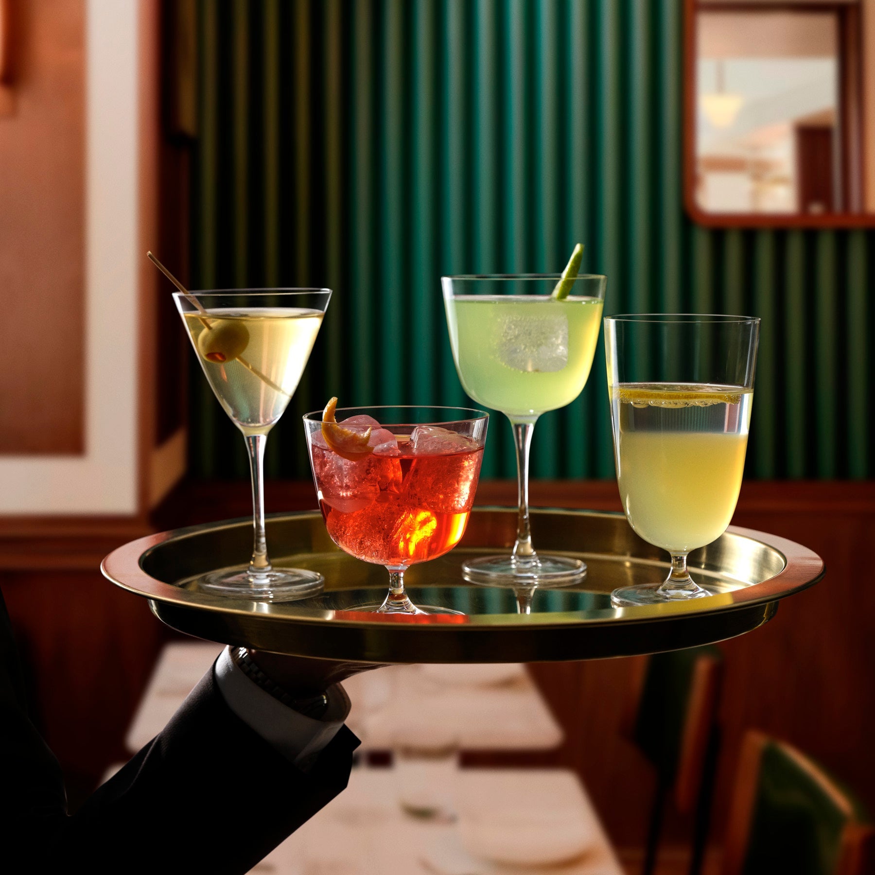 Bar/Giani Cocktail Glass - Short | Clear Crystal | Set of 4