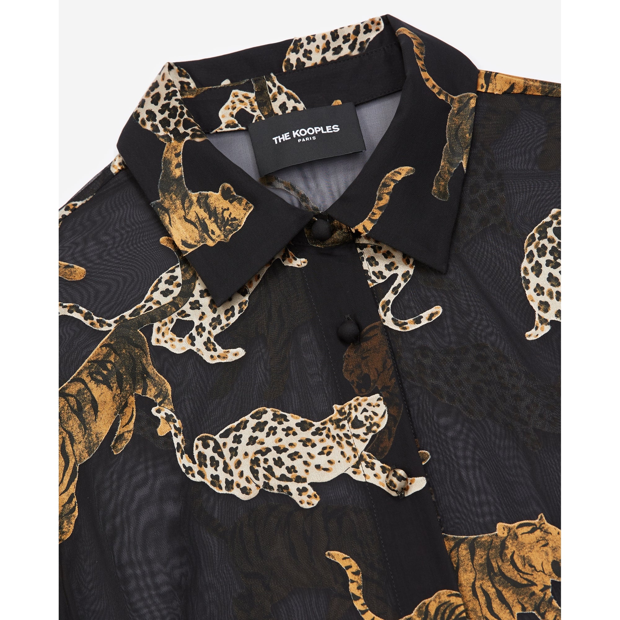 Basic Shirt With Animal Print | Women | Brown