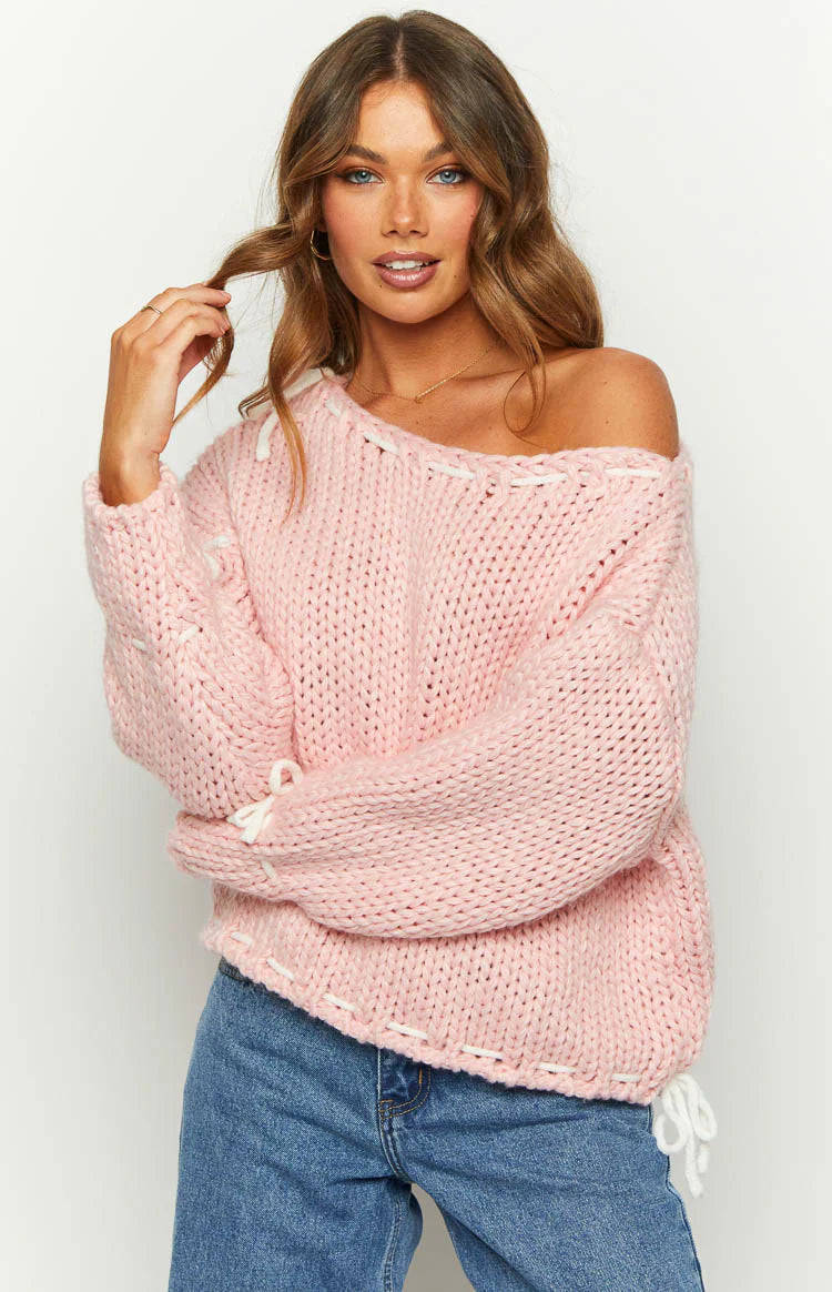 Bea Baby Sweater | Pink