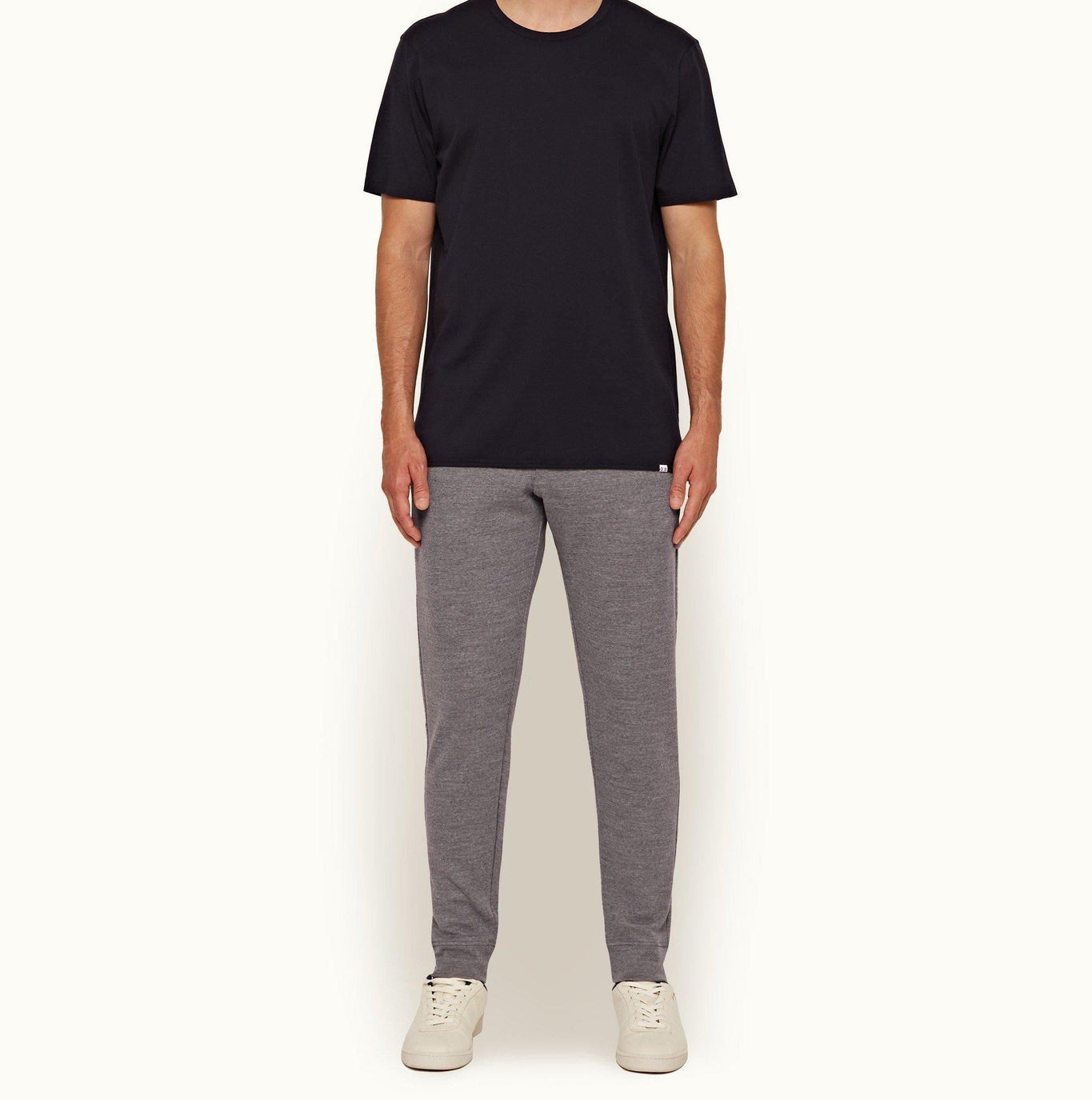 Beagi Merino Classic Fit Double-Faced Merino Sweatpants | Storm Grey