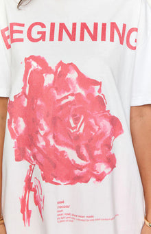 Beginning Tee | Rose White