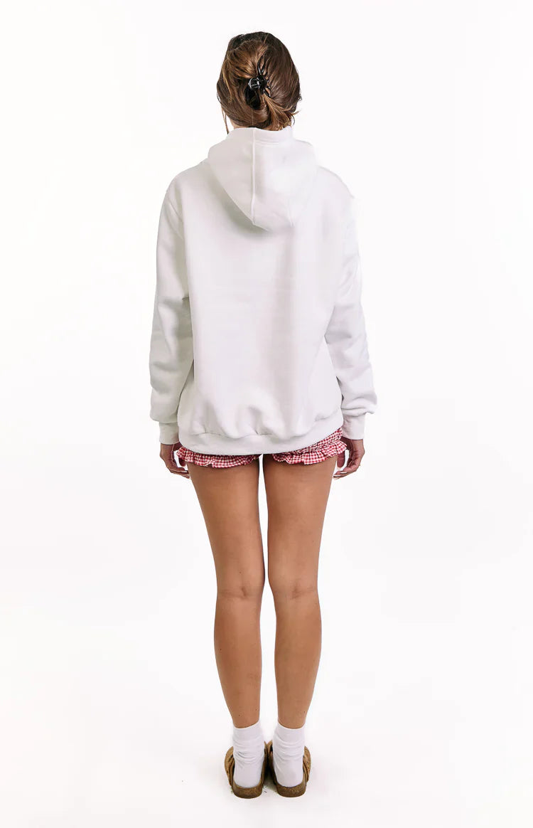 Beginning Heart Hoodie | White And Red