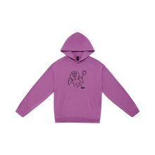 Emma with the Extra Eye Bejeweled Beasts Hoodie | Purple