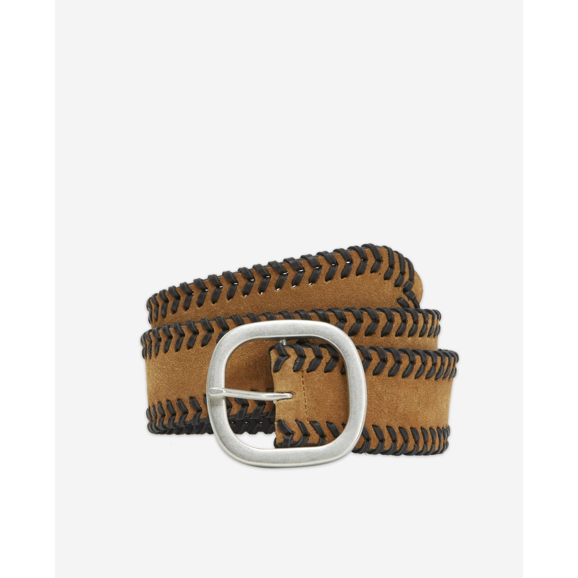 Belt With Braided Details | Women | Camel